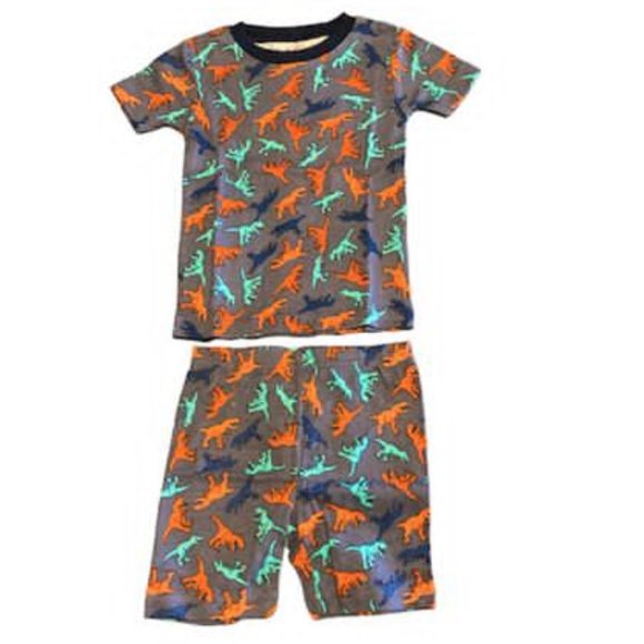 Carter's Pijama de algodón de 4 piezas para bebé niño (Dinosaurio, 18 m) - Picture 2 of 9